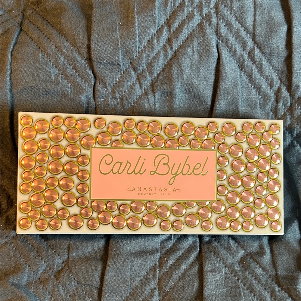Anastasia Beverly Hills Carli Bybel Palette with Pink and Gold Design